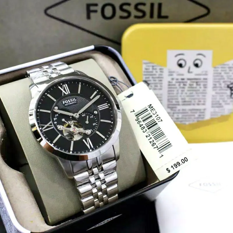 Fossil Townsman Automatic Black Dial Men s Watch ME3107 Watch Shop BD